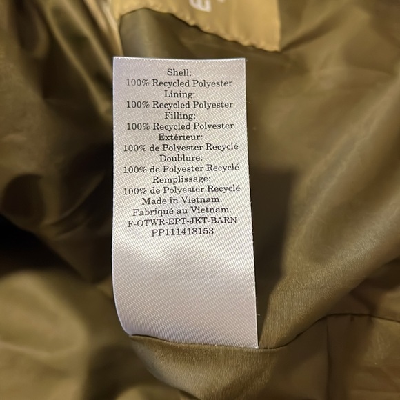 Everlane Olive Green Quilted Puffer Jacket - Picture 6 of 6